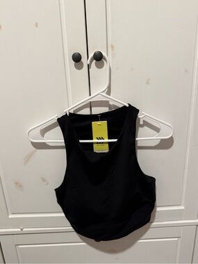 Target Black Women's Crop Tank Top